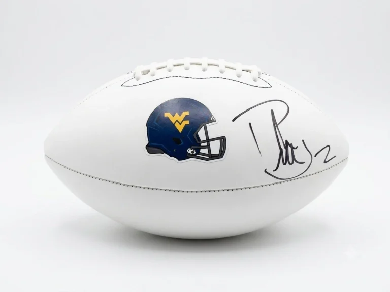 Pat Mcafee Signed Football JSA Authentic Autograph West Virginia Colts