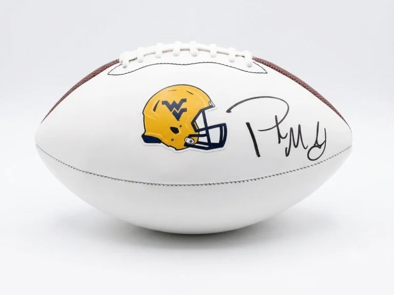 Pat Mcafee Signed Football JSA Authentic Autograph West Virginia Colts