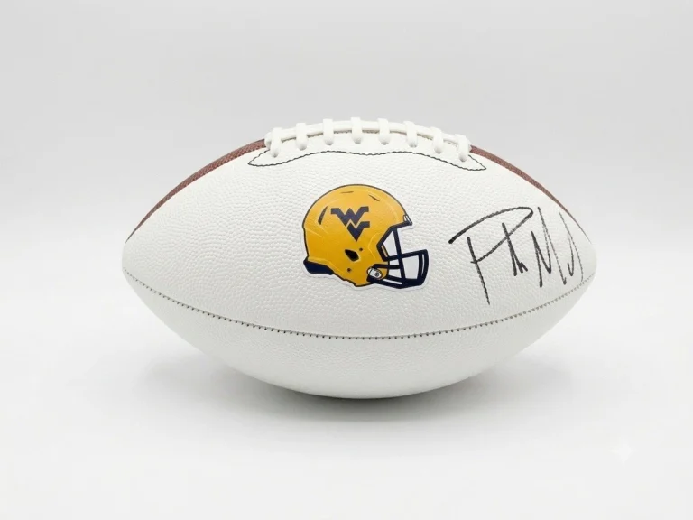Pat Mcafee Signed Football JSA Authentic Autograph West Virginia Colts
