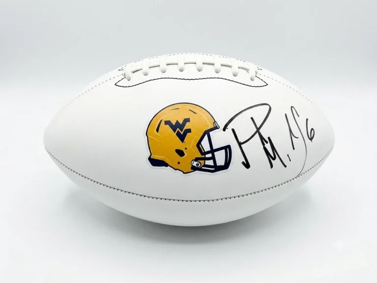 Pat Mcafee Signed Football JSA Authentic Autograph West Virginia Colts