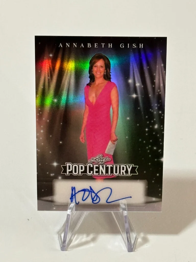 2026 Leaf Metal Pop Century Annabeth Gish Silver 12/25 X-Files Signed Autograph