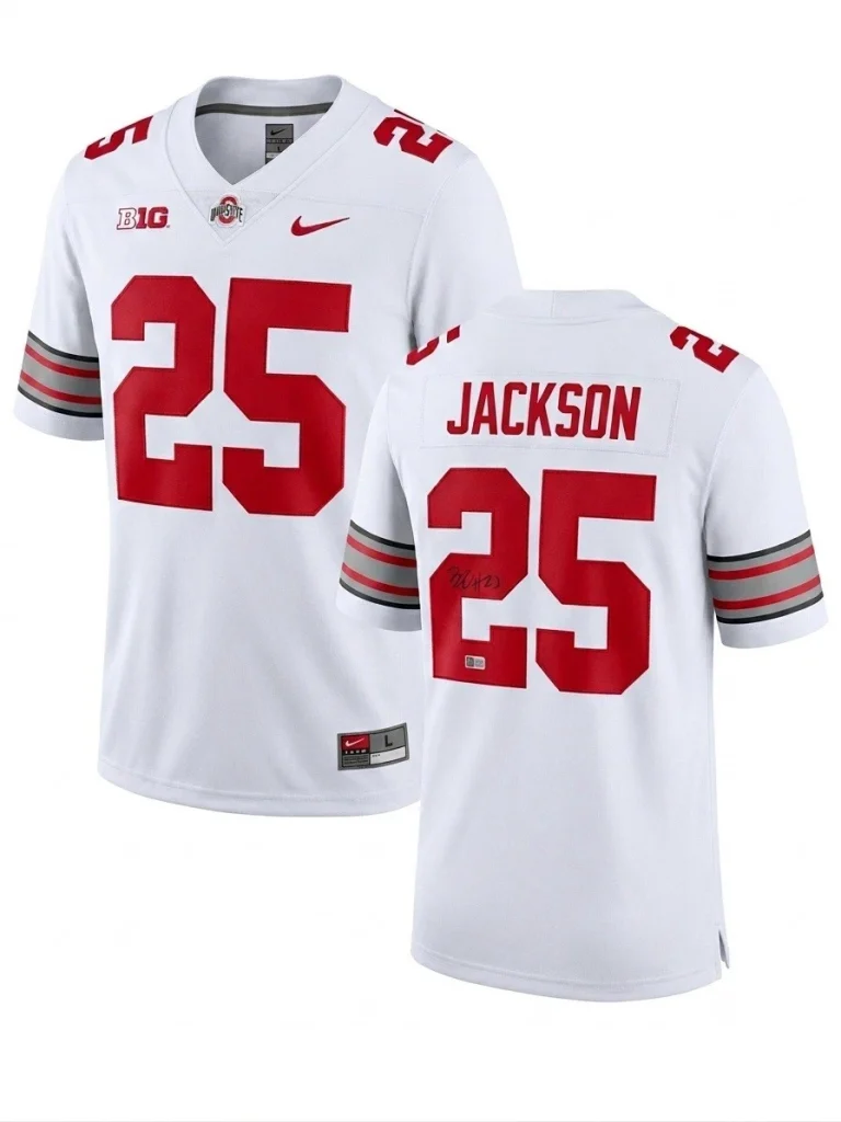 Bo Jackson Ohio State Signed Jersey Pacific Authentication Autograph