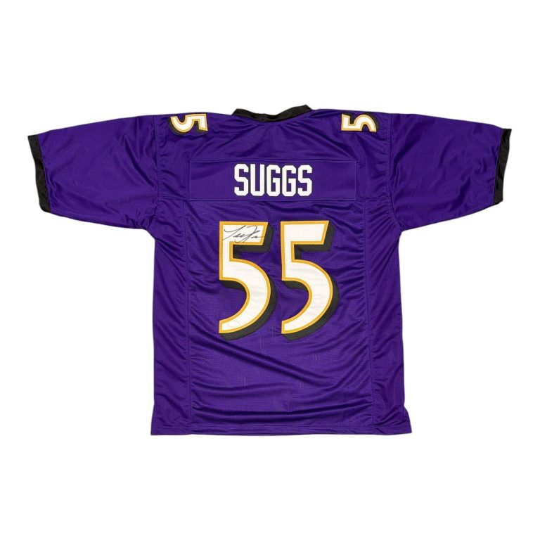 Terrell Suggs Signed Baltimore Ravens Custom Jersey JSA Witness COA