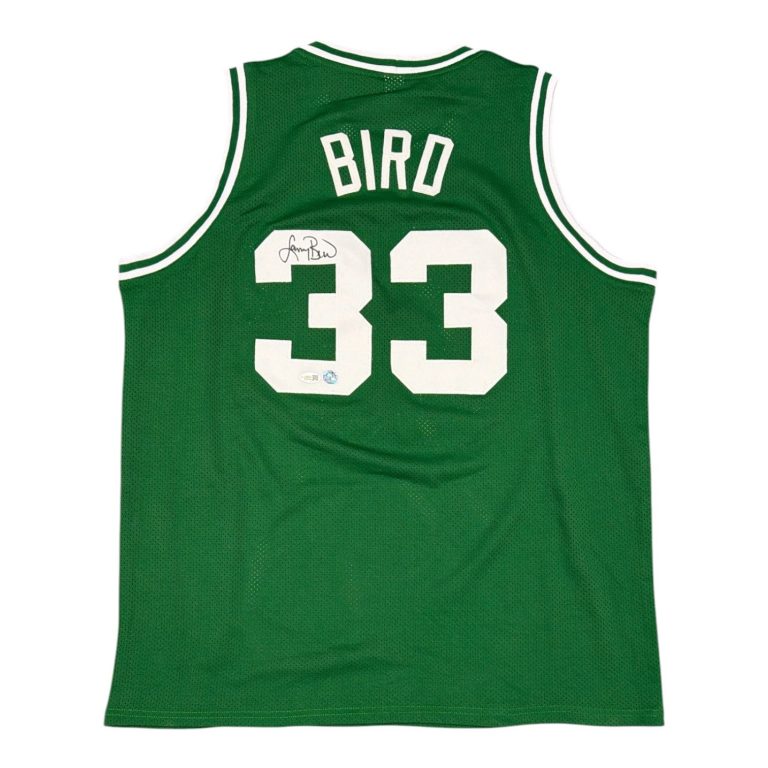 Larry Bird Signed Boston Celtics Custom Jersey JSA Witness COA + Bird Holo