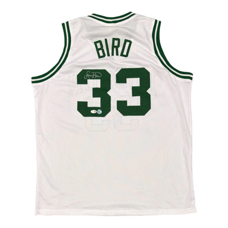 Larry Bird Signed Boston Celtics Custom Jersey JSA Witness COA + Bird Holo