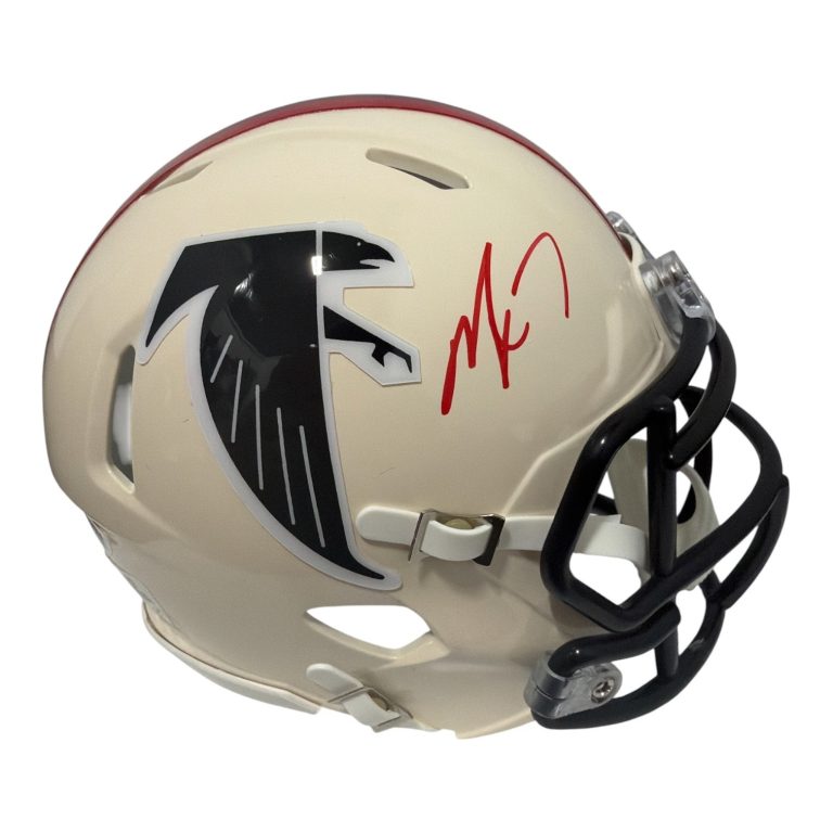 Michael Vick Signed Atlanta Falcons Retro Mini Helmet JSA Witness COA