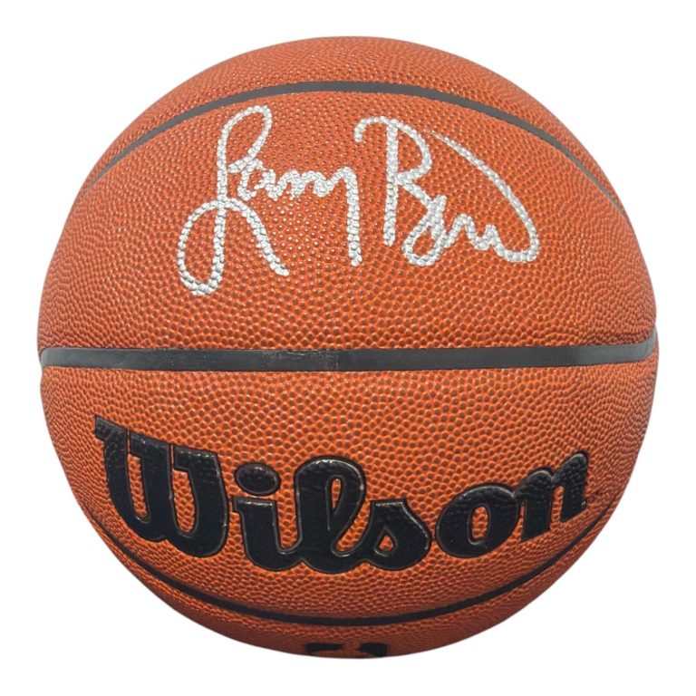 Larry Bird Signed Autographed Wilson NBA Basketball JSA Witness COA + Bird Holo