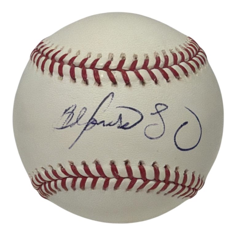 Alfonso Soriano Signed Autographed ROMLB Baseball JSA COA Cubs Yankees