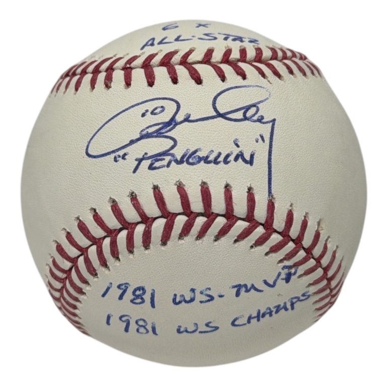 Ron Cey Signed Autographed ROMLB Baseball w/ 4 Insc JSA COA Los Angeles Dodgers