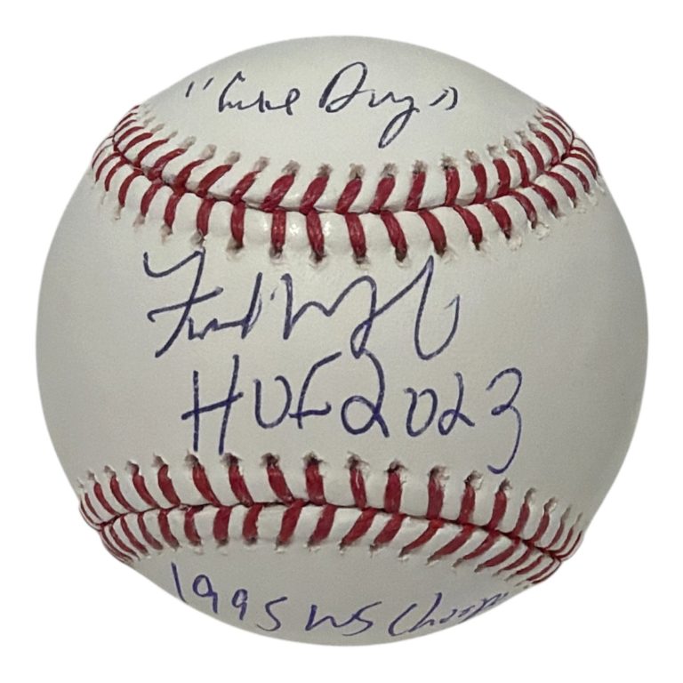 Fred McGriff Signed Autographed ROMLB Baseball w/ 3 Insc JSA COA Braves HOF