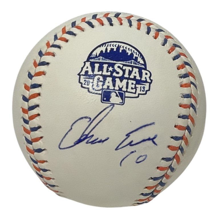 Edwin Encarnacion Signed Autographed 2013 All Star Game Logo Baseball JSA COA