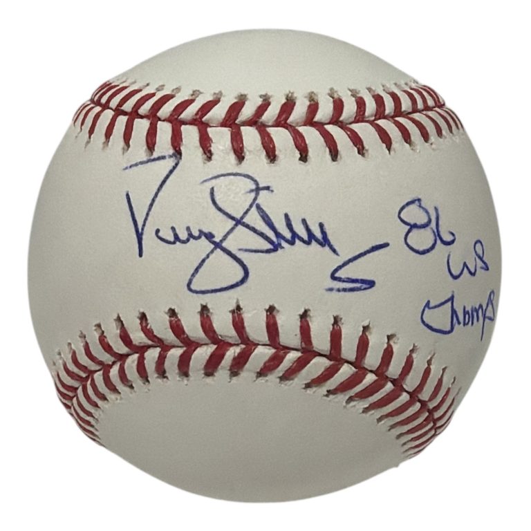 Darryl Strawberry Signed Autographed ROMLB Baseball w/ 86 WS Champs JSA COA Mets