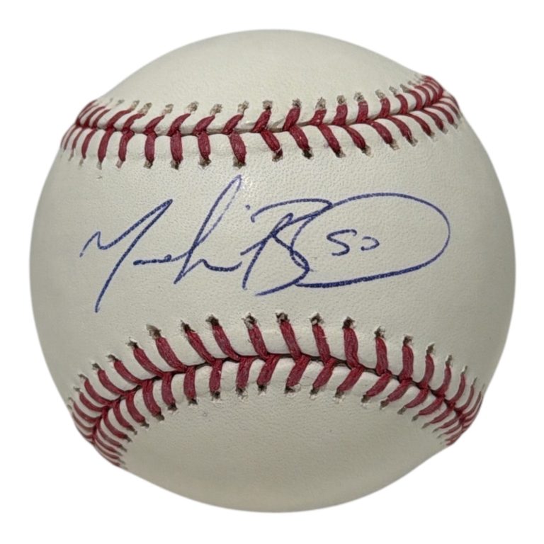 Mookie Betts Signed Autographed ROMLB Baseball JSA COA Los Angeles Dodgers