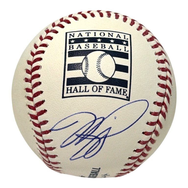 Mike Piazza Signed Autographed Hall of Fame HOF Logo Baseball JSA COA NY Mets