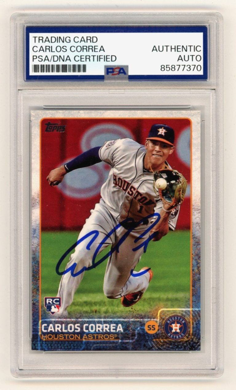 Carlos Correa 2015 Topps Update #US174 Signed Auto Rookie RC PSA Authentic Auto