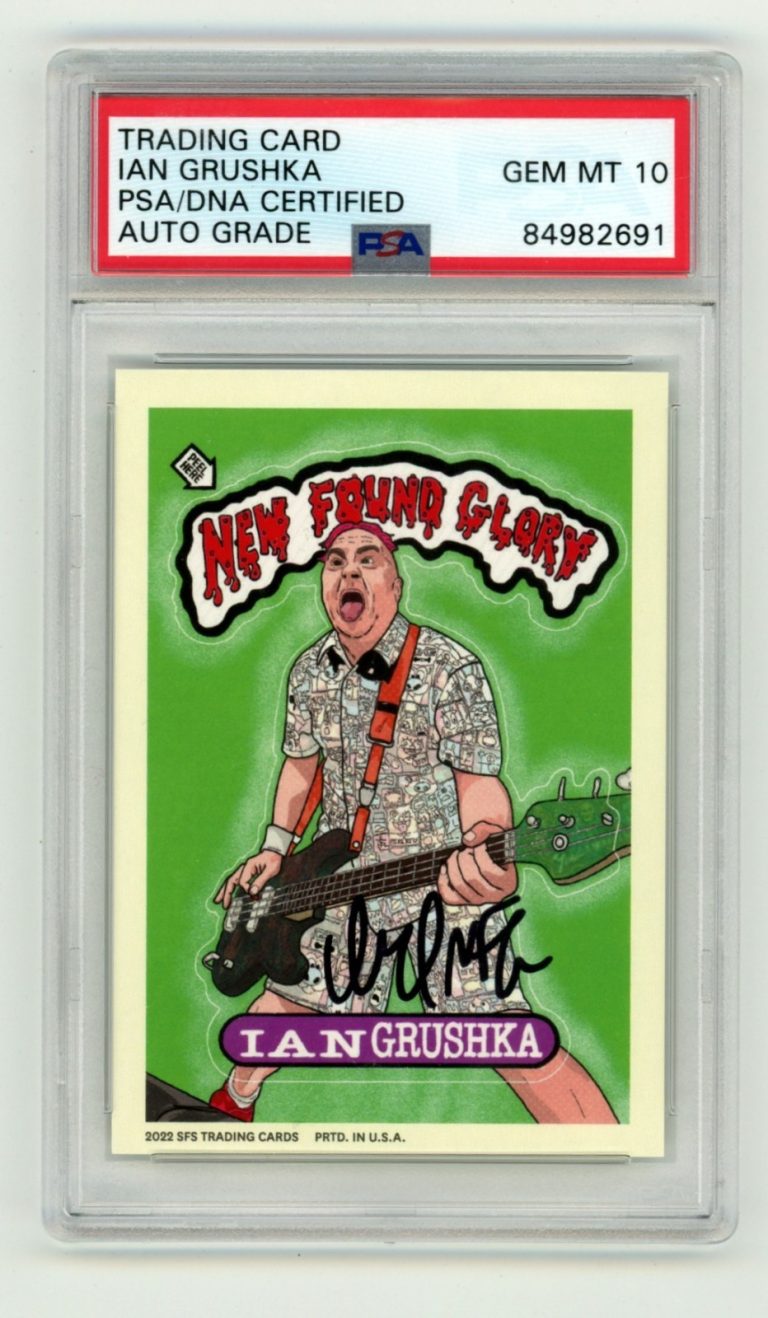 Ian Grushka 2022 Sixty First Street SFS Signed Auto PSA 10 Auto New Found Glory