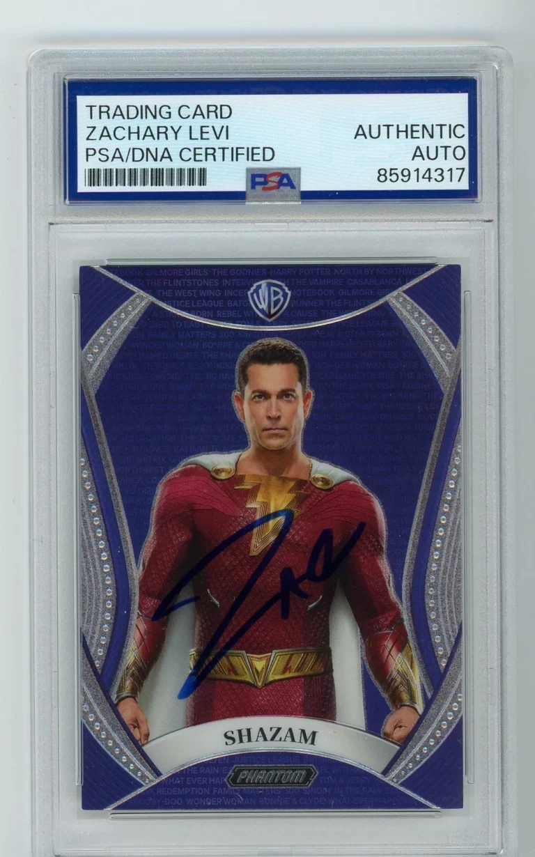 Signed Movie Card Auto Zachary Levi Shazam 2024 Kakawow #PW-B-42 PSA/DNA