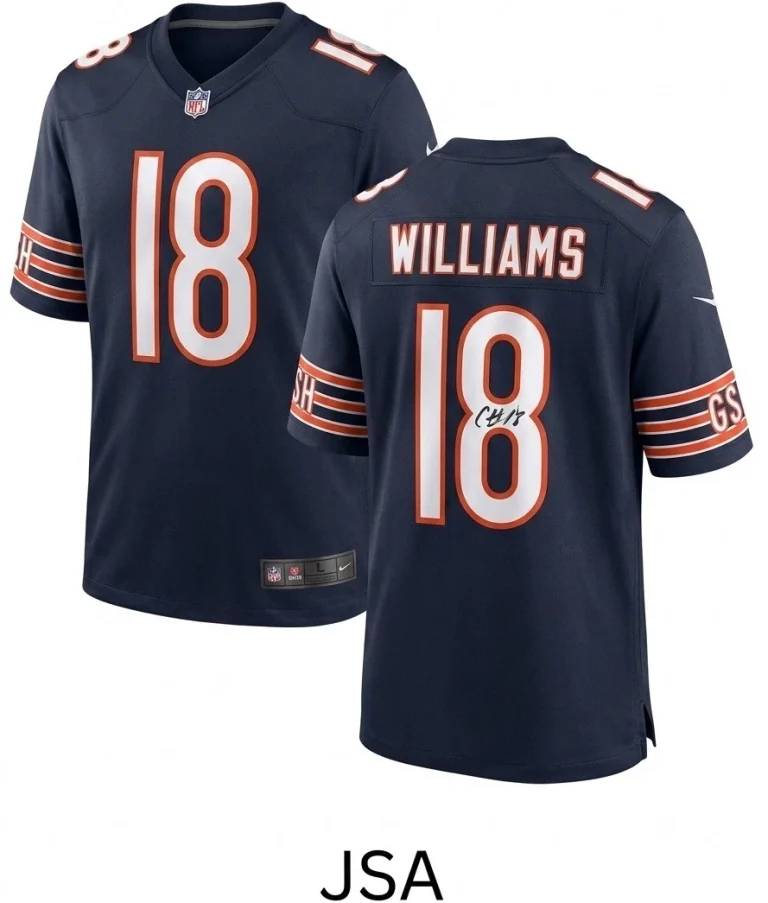 Caleb Williams Signed Fanatics Authentic Jersey JSA Authentic Bears Autograph