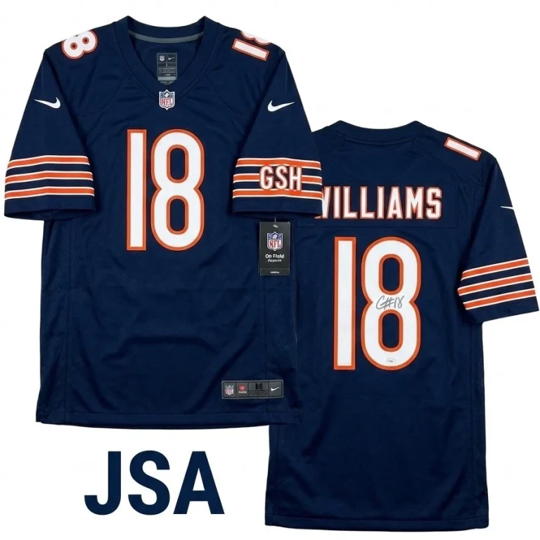 Caleb Williams Signed Fanatics Authentic Jersey JSA Authentic Bears Autograph