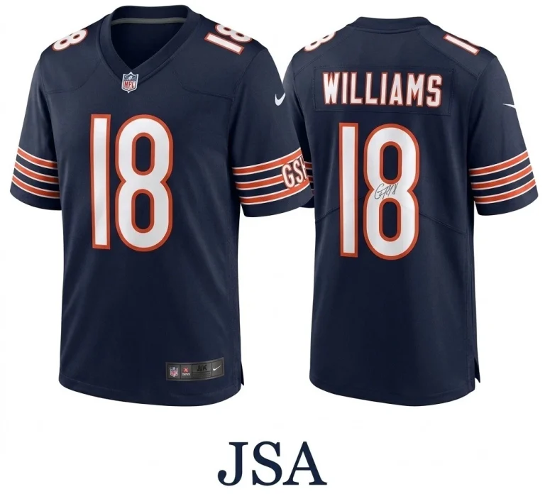 Caleb Williams Signed Fanatics Authentic Jersey JSA Authentic Bears Autograph