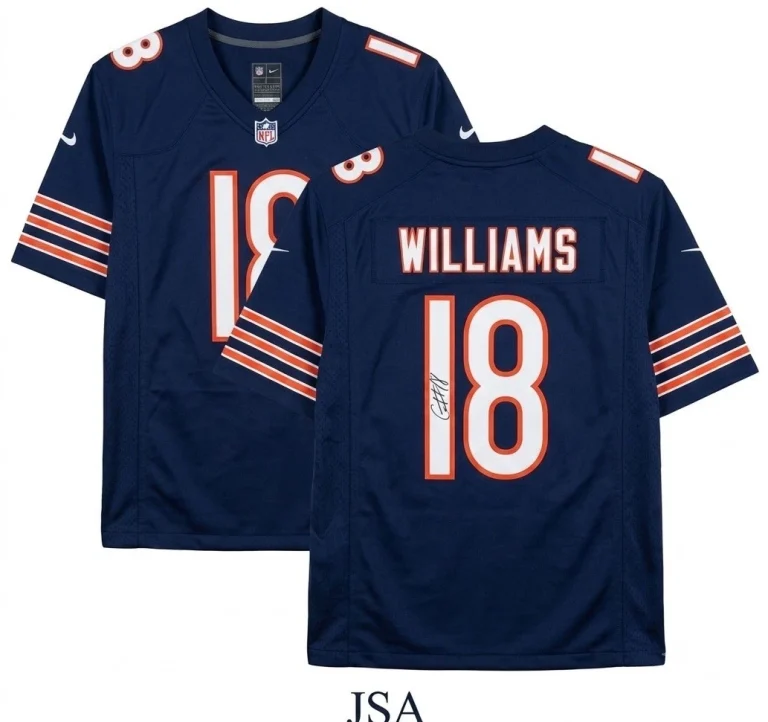 Caleb Williams Signed Fanatics Authentic Jersey JSA Authentic Bears Autograph
