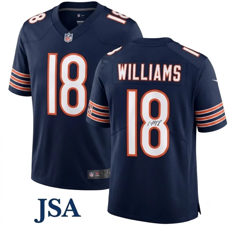 Caleb Williams Signed Fanatics Authentic Jersey JSA Authentic Bears Autograph