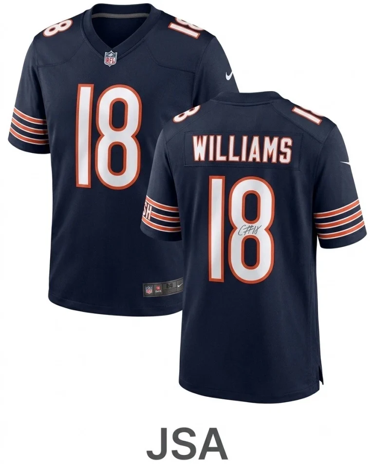 Caleb Williams Signed Fanatics Authentic Jersey JSA Authentic Bears Autograph