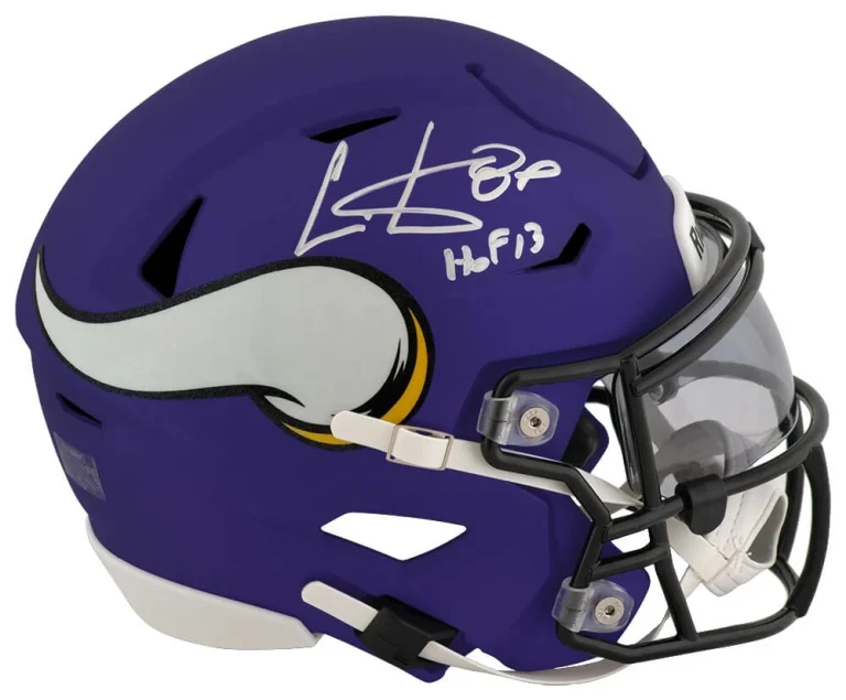 Cris Carter Signed Vikings Riddell Mid-Size MIDI SpeedFlex Helmet w/HOF (SS COA)
