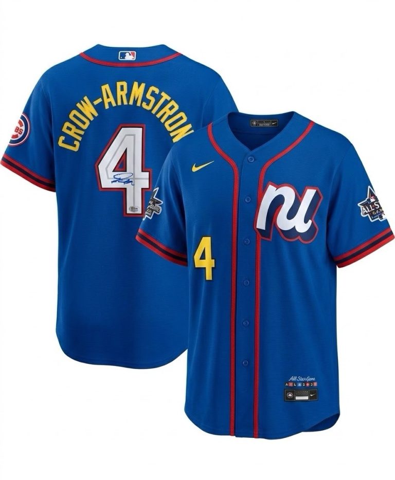 Pete Crow-Armstrong Signed Jersey PSA Authentic Autographed Chicago Cubs Large
