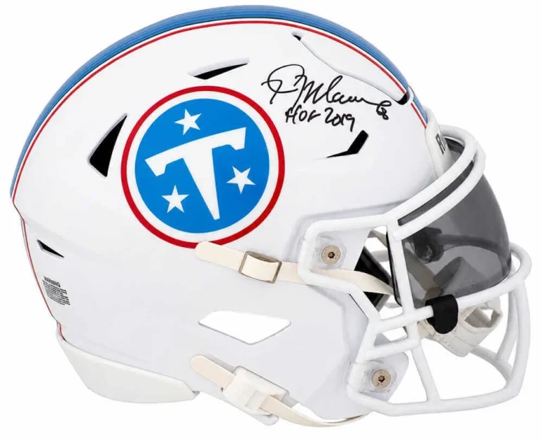Kevin Mawae Signed Titans Riddell Mid-Size MIDI SpeedFlex Helmet w/HOF -(SS COA)