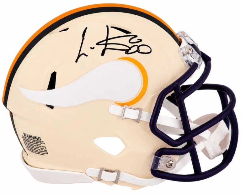 Cris Carter Signed Vikings RETRO Riddell Speed Mini Helmet - (SCHWARTZ COA)