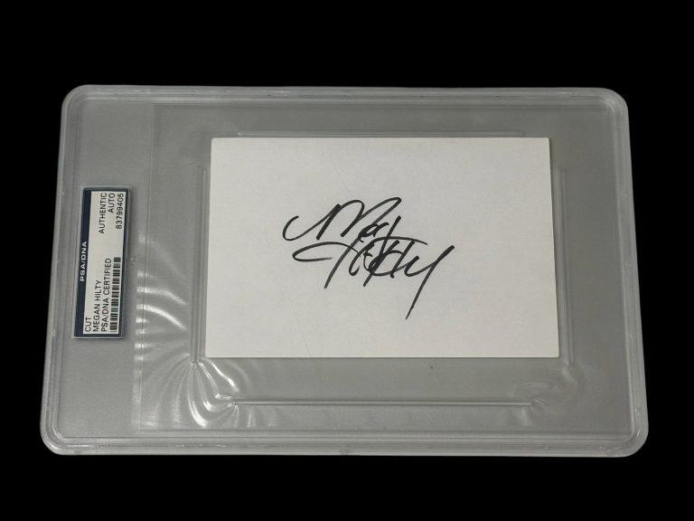 Megan Hilty Disney Voice Rosetta Smash KC The Koala Signed Autograph PSA DNA