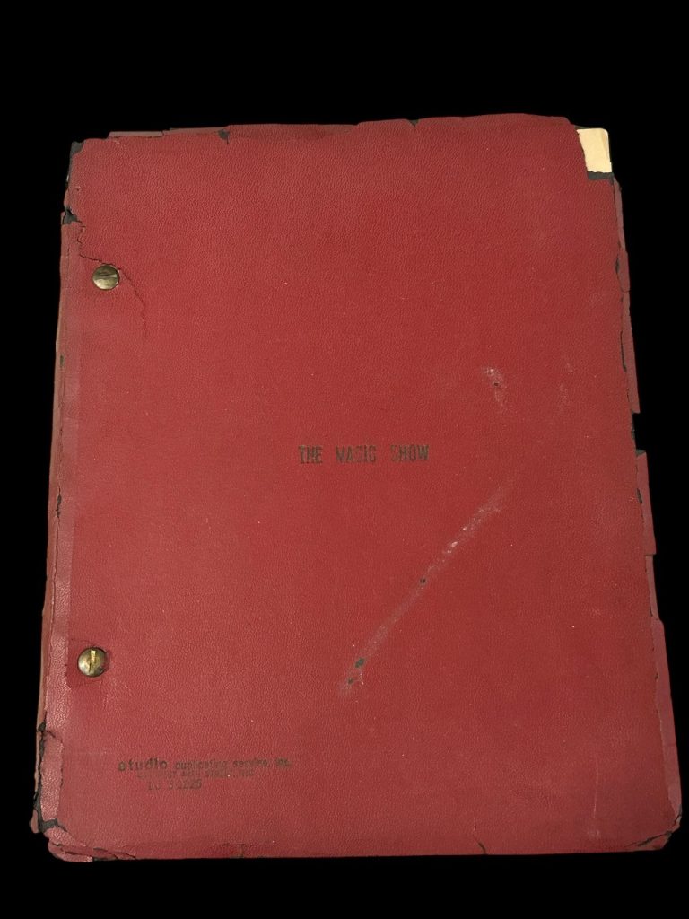 Stephen Schwartz The Magic Show Signed Autograph Original Broadway Script