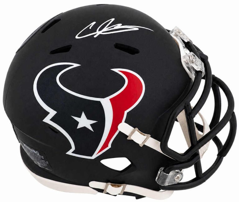 Andre Johnson Signed Houston Texans Riddell Speed Mini Helmet - (SCHWARTZ COA)