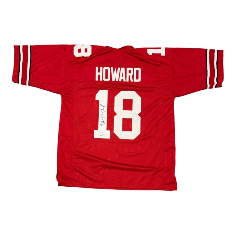Will Howard Signed Ohio State Buckeyes Custom Jersey Beckett Witness BAS COA