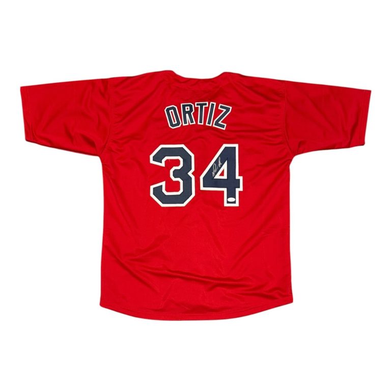 David Ortiz Signed Autographed Boston Red Sox Custom Jersey JSA COA