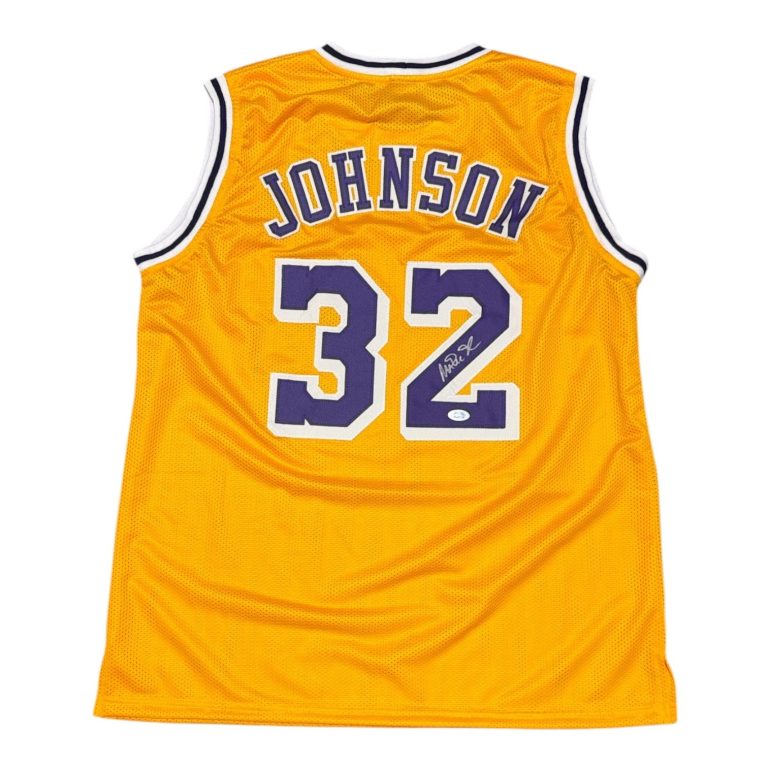 Magic Johnson Signed Autographed Los Angeles Lakers Custom Jersey PSA COA