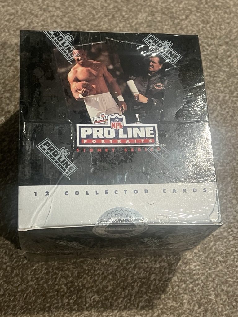 1991 NFL Pro Line Portraits Signet Series Football Cards Factory Sealed Box