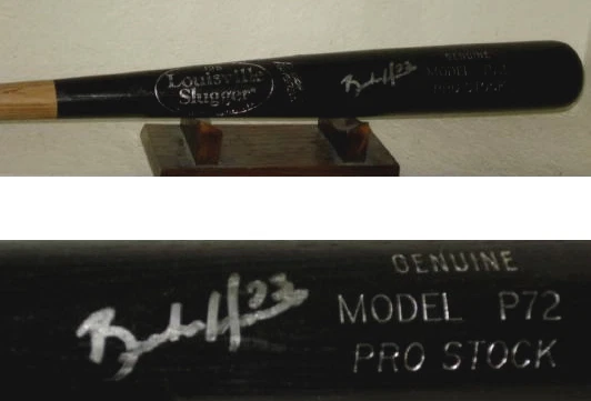 BRENDAN HARRIS AUTOGRAPHED BAT (DODGERS) W/ PROOF! - Spring Training Used Bat!