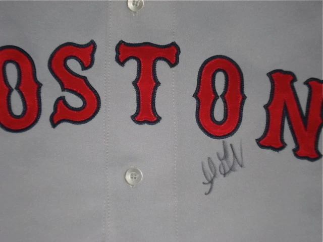ADRIAN GONZALEZ AUTOGRAPHED JERSEY (RED SOX) W/ PROOF!