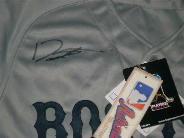DAISUKE MATSUZAKA AUTOGRAPHED JERSEY (RED SOX) W/ PROOF