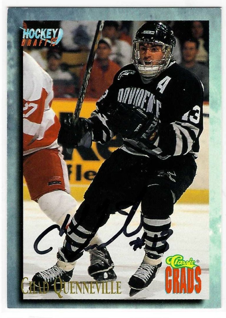 Chad Quenneville Signed 1995/96 Classic Card #79