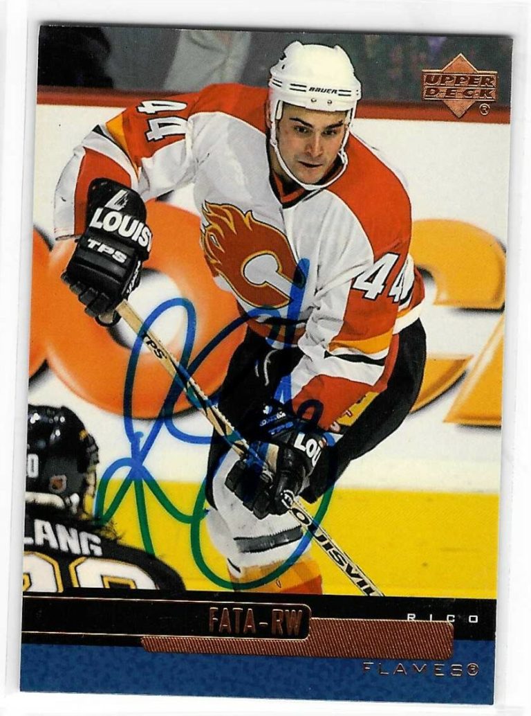 Rico Fata Signed 1999/00 Upper Deck Card #29