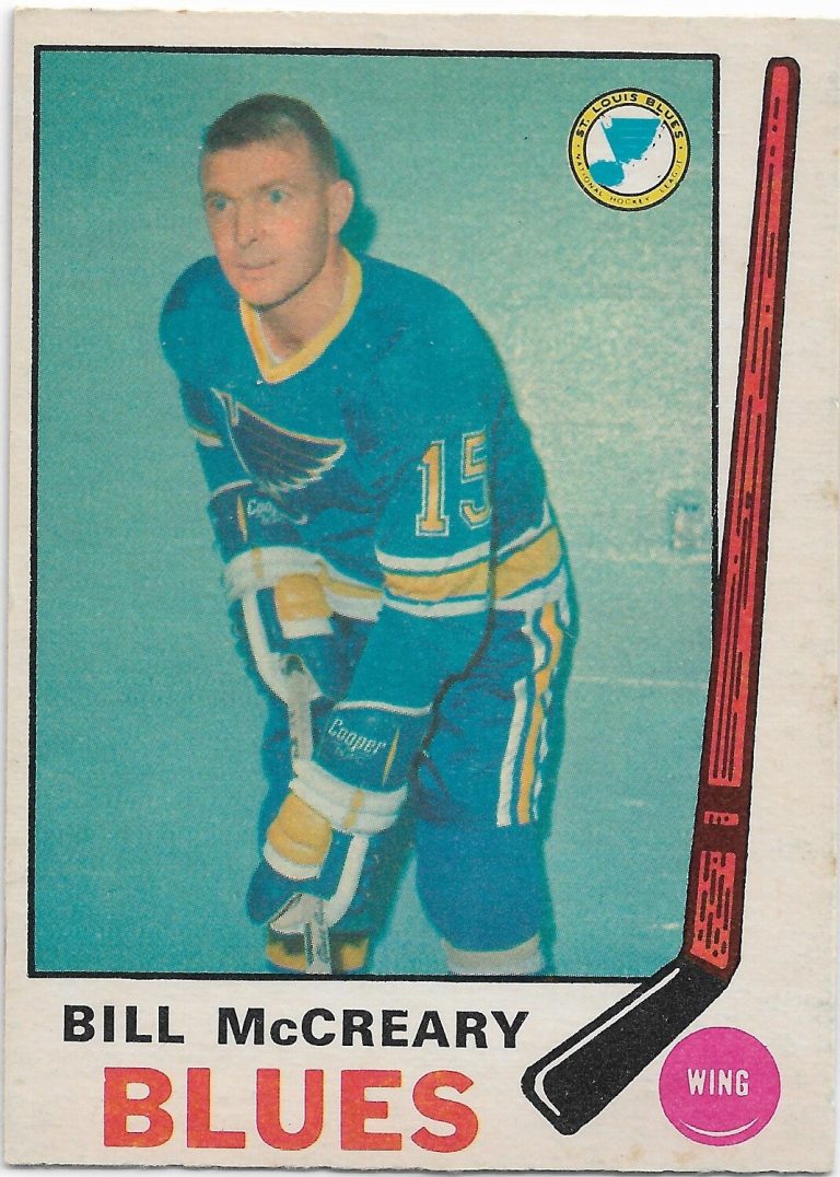 Bill McCreary 1969-70 O-Pee-Chee Card #181 St. Louis Blues