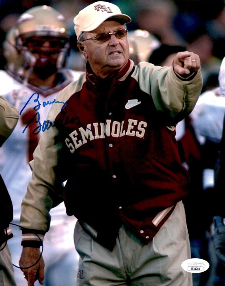 Bobby Bowden Signed Florida State Seminoles 8x10 Photo #8 JSA COA
