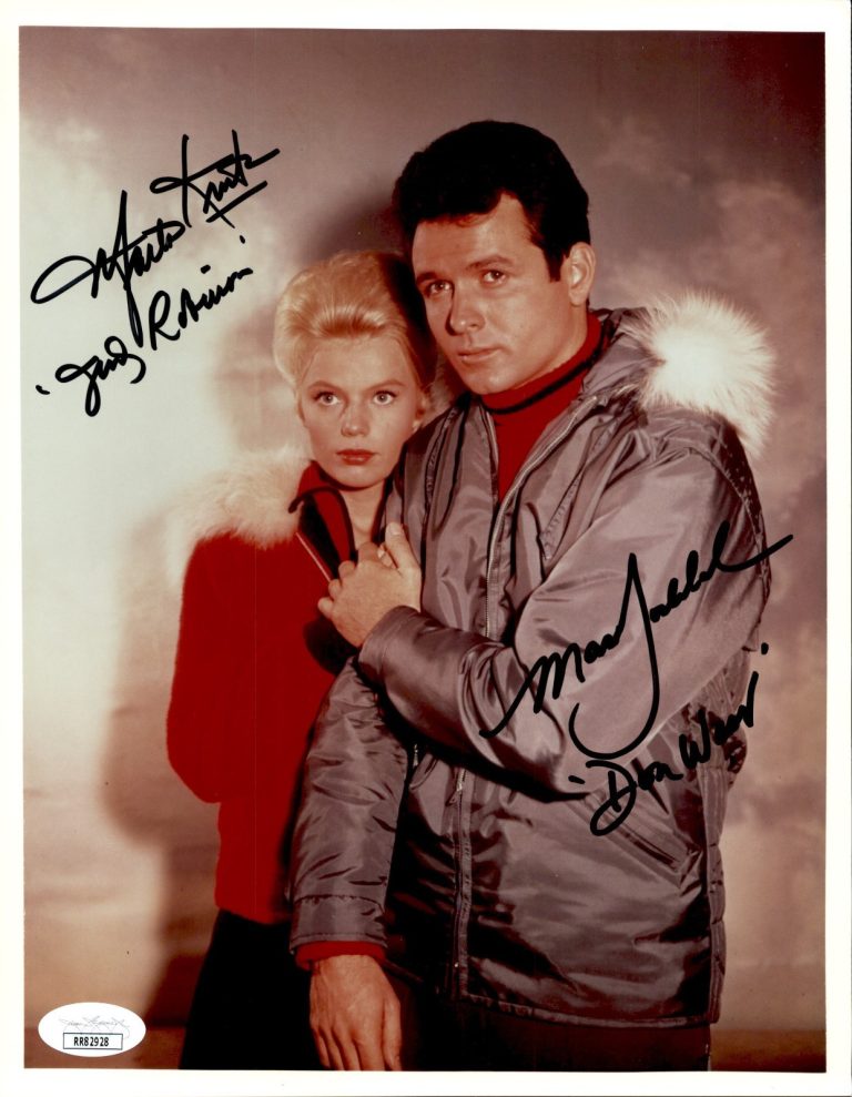 Mark Goddard & Marta Kirsten Signed Inscribed Lost In Space 8x10 Photo 7 JSA COA