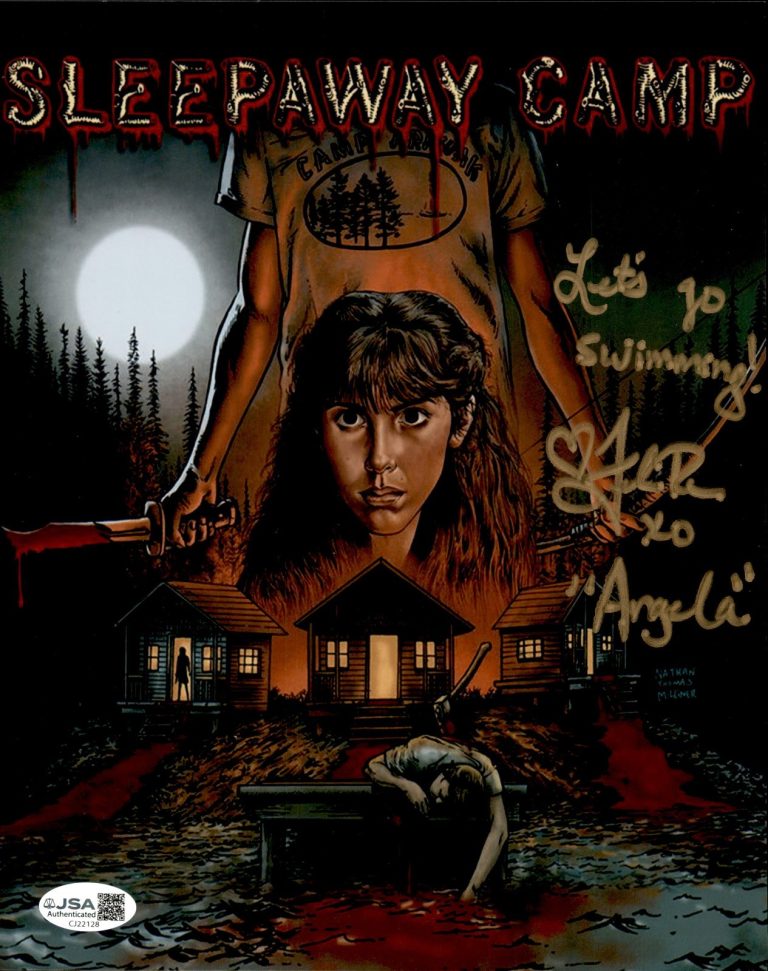 Felissa Rose Signed & Inscribed Sleepaway Camp 8x10 Photo #2 JSA COA