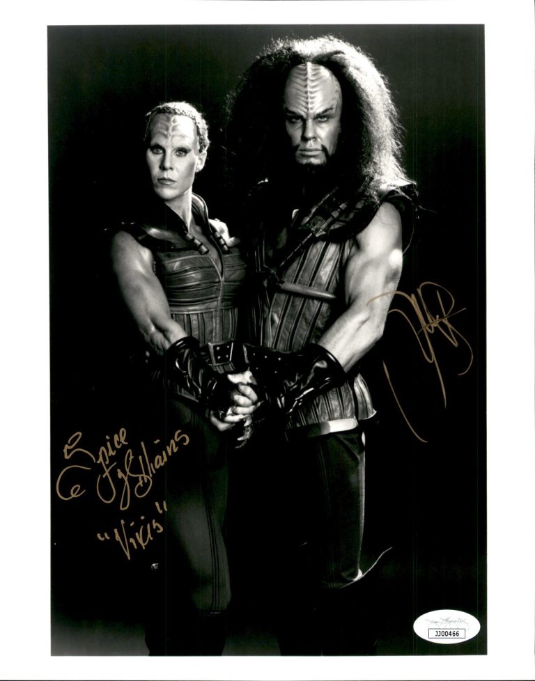 Spice Williams & Todd Bryant Signed & Inscribed Star Trek V 8x10 Photo 4 JSA COA