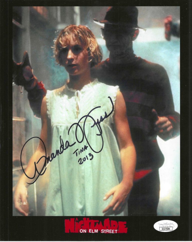 Amanda Wyss Signed & Inscribed Nightmare On Elm Street 8x10 Photo #3 JSA COA