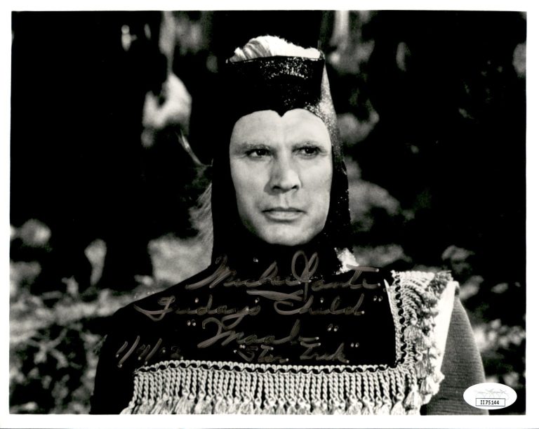 Michael Dante Signed Inscribed Star Trek TOS 